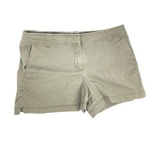 New York & Company Women  Army Green Shorts Cotton Size 10